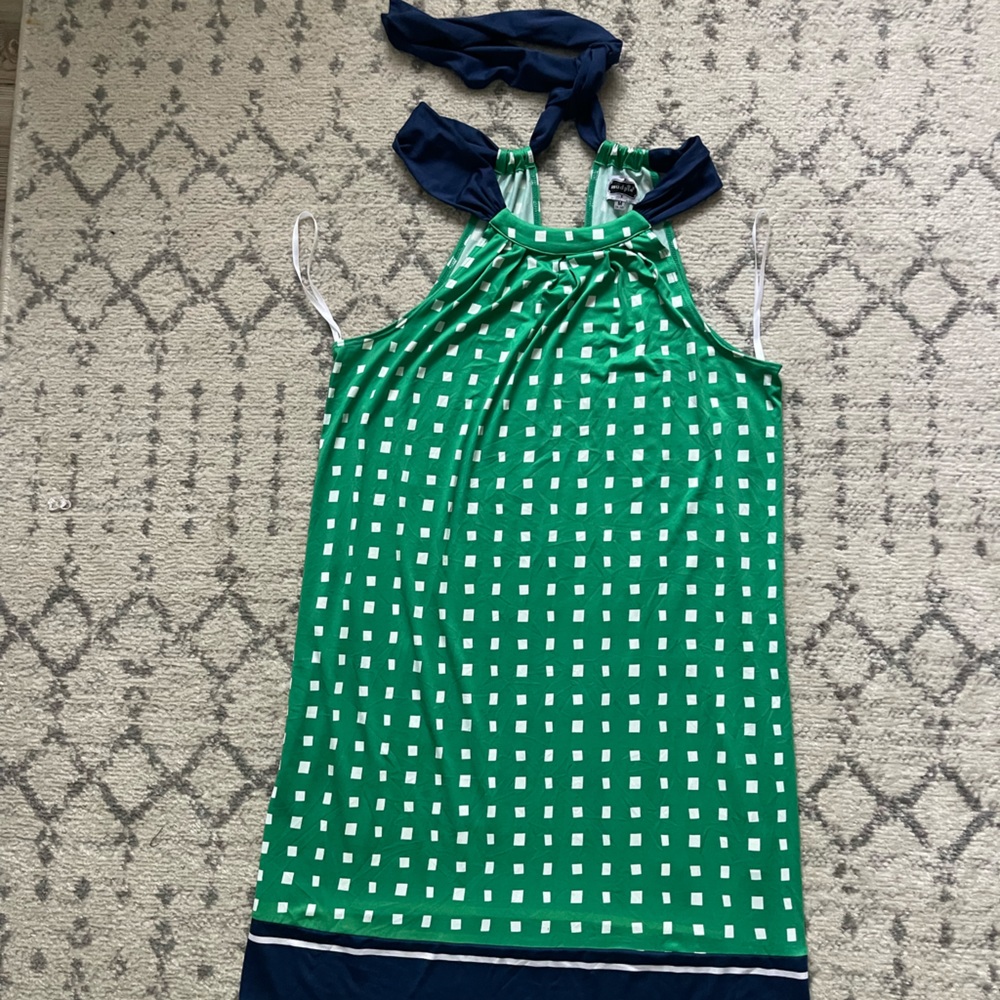 Mud Pie womens green dress, size medium